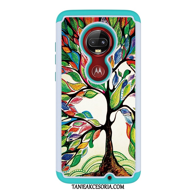 Etui Moto G7 Plus All Inclusive Kreskówka Czarny, Obudowa Moto G7 Plus Anti-fall Wzór Kolor