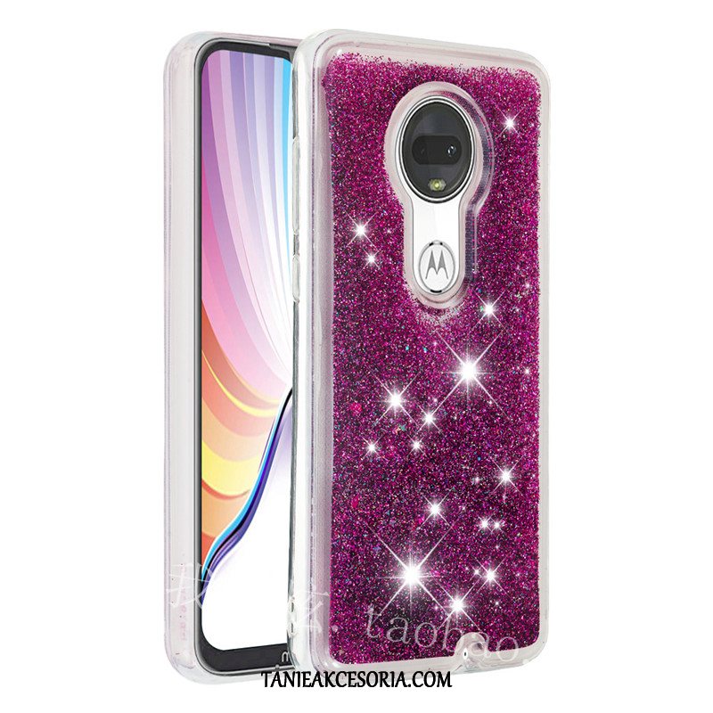 Etui Moto G7 Plus Miękki Telefon Komórkowy Zielony, Obudowa Moto G7 Plus Quicksand