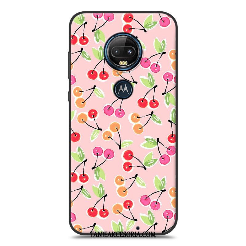 Etui Moto G7 Plus Piękny Kreatywne Żółty, Pokrowce Moto G7 Plus Wiatr Miękki Ochraniacz Beige