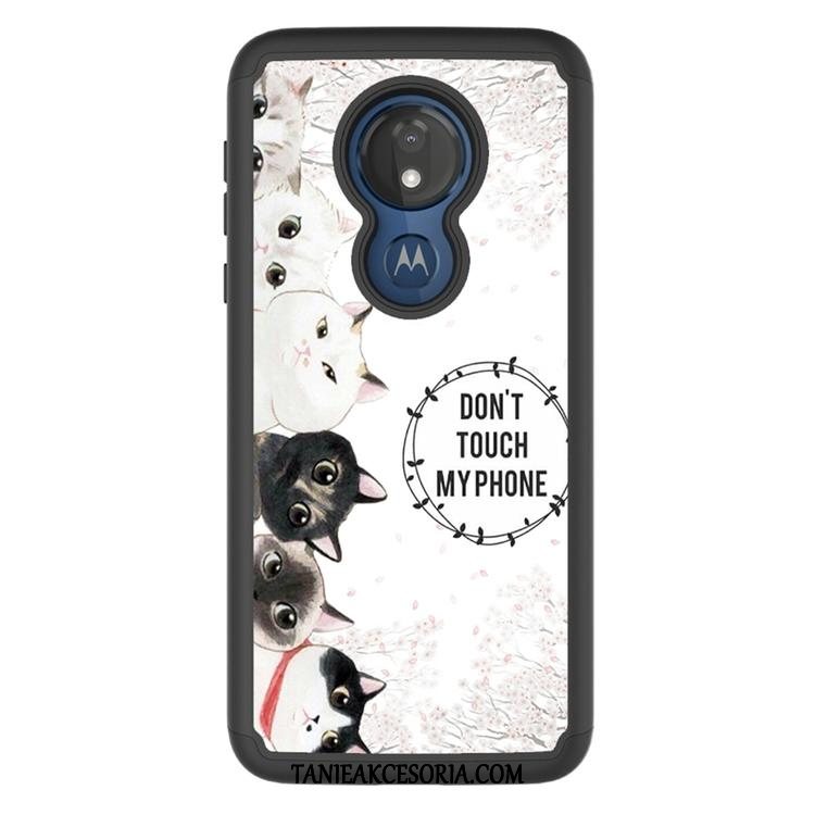 Etui Moto G7 Power Anti-fall Wzór Kreskówka, Obudowa Moto G7 Power Kolor Czarny Ochraniacz