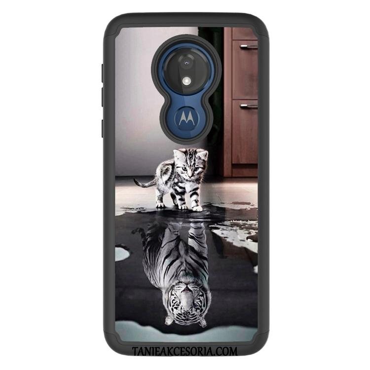 Etui Moto G7 Power Anti-fall Wzór Kreskówka, Obudowa Moto G7 Power Kolor Czarny Ochraniacz