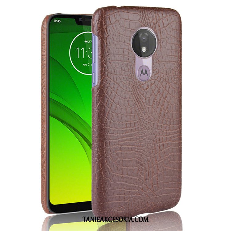 Etui Moto G7 Power Kreatywne Pomarańczowy Biznes, Obudowa Moto G7 Power Telefon Komórkowy