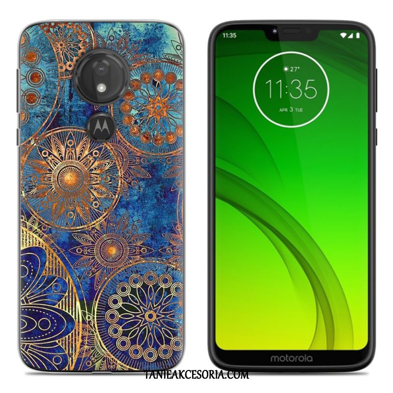 Etui Moto G7 Power Nowy Czarny Telefon Komórkowy, Pokrowce Moto G7 Power Kreskówka Kolor Miękki