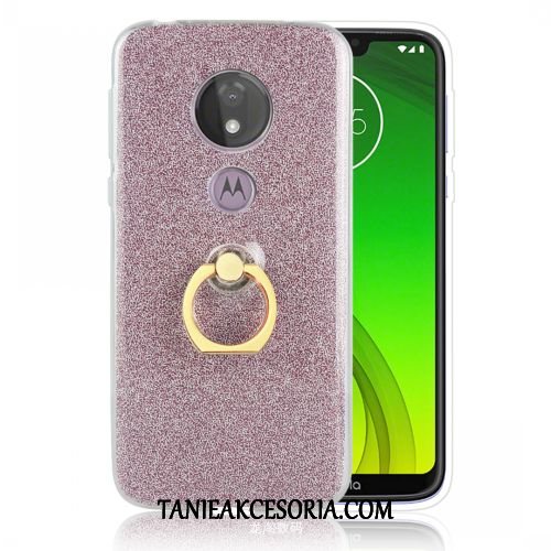 Etui Moto G7 Power Ochraniacz Ring Czerwony, Futerał Moto G7 Power Anti-fall Europa Miękki