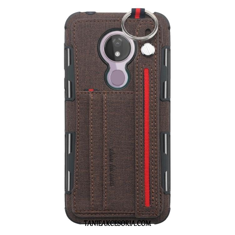 Etui Moto G7 Power Telefon Komórkowy All Inclusive Ochraniacz, Obudowa Moto G7 Power Karta Khaki Kreatywne