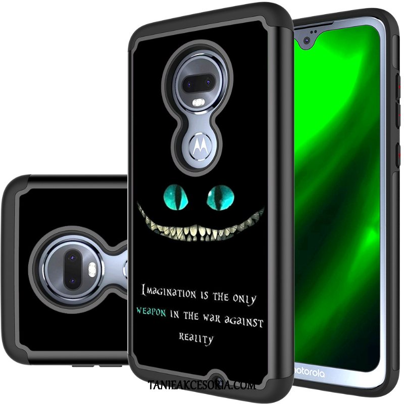 Etui Moto G7 Telefon Komórkowy Anti-fall Zielony, Futerał Moto G7 Robotyka Ochraniacz Kolor