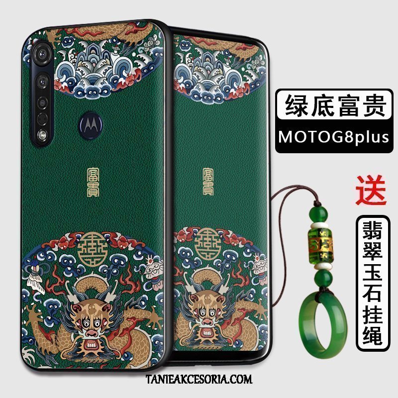 Etui Moto G8 Plus Miękki Silikonowe Telefon Komórkowy, Obudowa Moto G8 Plus Czarny All Inclusive Anti-fall