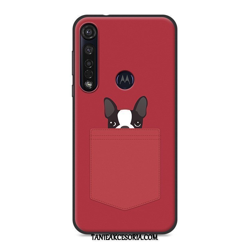 Etui Moto G8 Plus Tendencja Szary Silikonowe, Futerał Moto G8 Plus Telefon Komórkowy Miękki All Inclusive