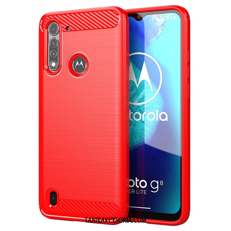 Etui Moto G8 Power Lite Telefon Komórkowy Czarny Miękki, Futerał Moto G8 Power Lite Cienka