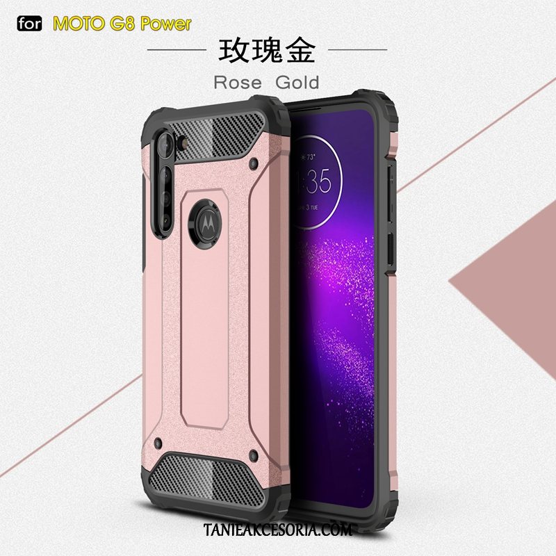 Etui Moto G8 Power Miękki Anti-fall Trudno, Futerał Moto G8 Power Ochraniacz Telefon Komórkowy All Inclusive