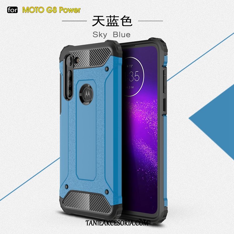 Etui Moto G8 Power Miękki Anti-fall Trudno, Futerał Moto G8 Power Ochraniacz Telefon Komórkowy All Inclusive