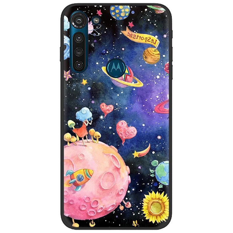 Etui Moto G8 Power Tendencja Kolor Czarny, Pokrowce Moto G8 Power Miękki Nubuku Pu