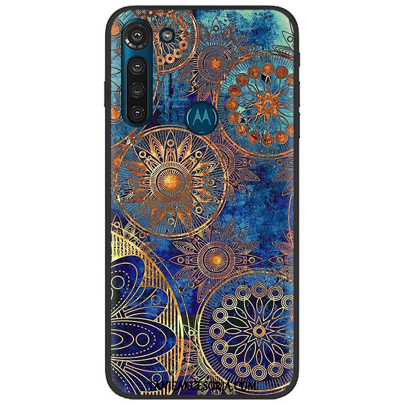 Etui Moto G8 Power Tendencja Kolor Czarny, Pokrowce Moto G8 Power Miękki Nubuku Pu