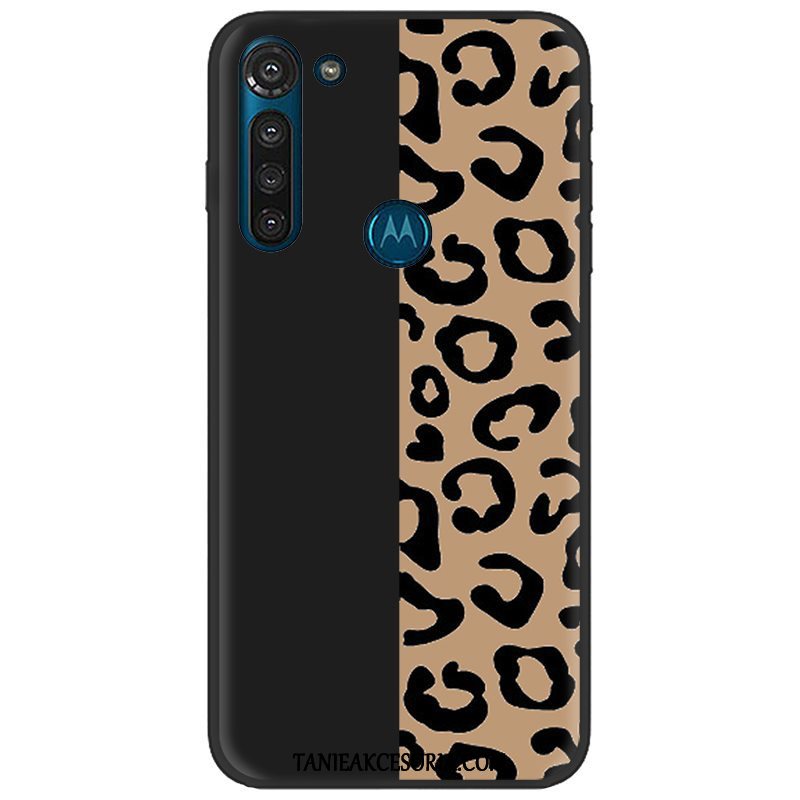 Etui Moto G8 Power Tendencja Kolor Czarny, Pokrowce Moto G8 Power Miękki Nubuku Pu