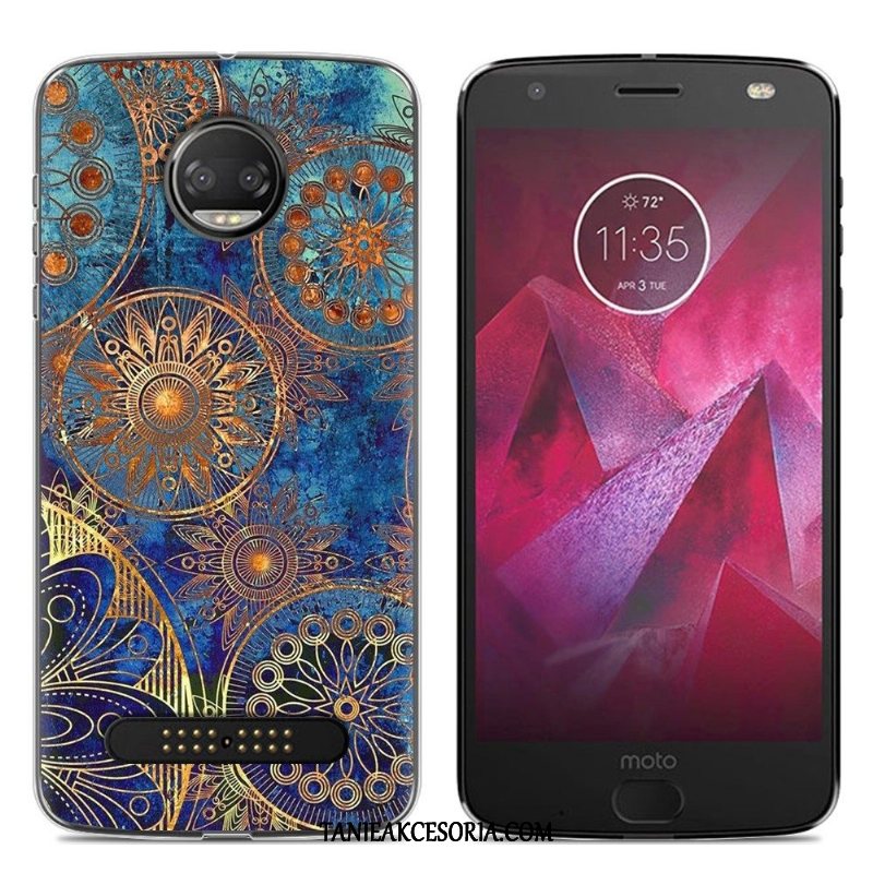 Etui Moto Z2 Force Edition Przezroczysty Telefon Komórkowy Duży, Pokrowce Moto Z2 Force Edition Kreatywne Różowe Silikonowe