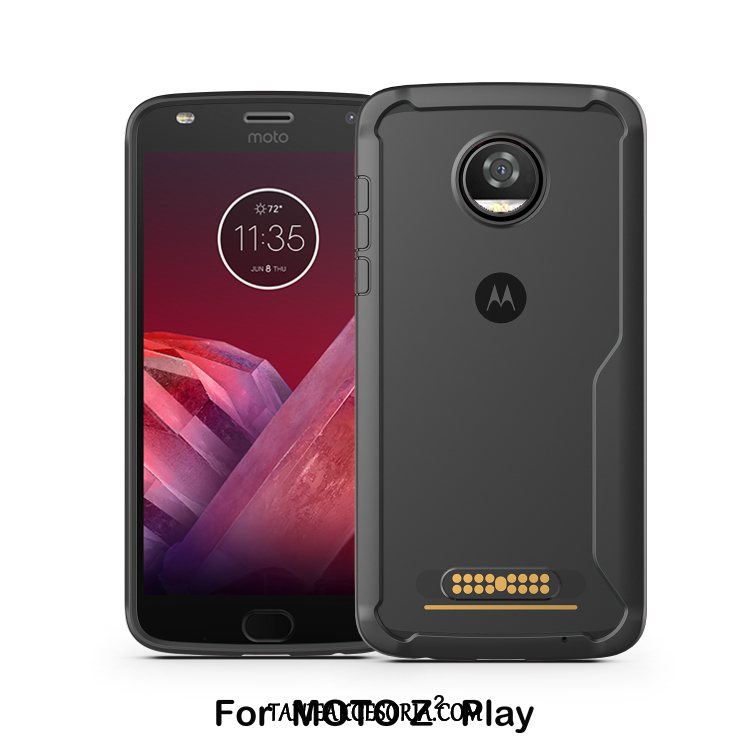 Etui Moto Z2 Play Biznes Przezroczysty Ochraniacz, Pokrowce Moto Z2 Play Proste Telefon Komórkowy Anti-fall