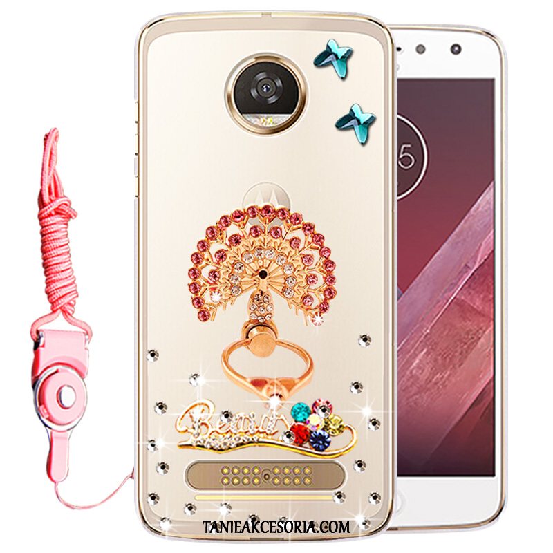 Etui Moto Z2 Play Ochraniacz Telefon Komórkowy Rhinestone, Obudowa Moto Z2 Play Przezroczysty