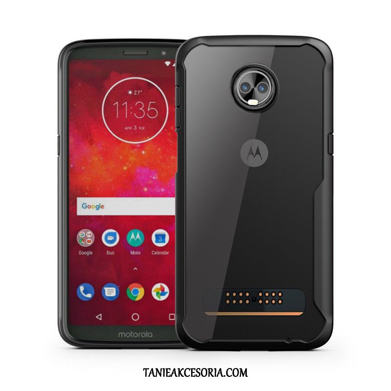 Etui Moto Z3 Play Szary Miękki Ochraniacz, Futerał Moto Z3 Play Telefon Komórkowy All Inclusive Balon