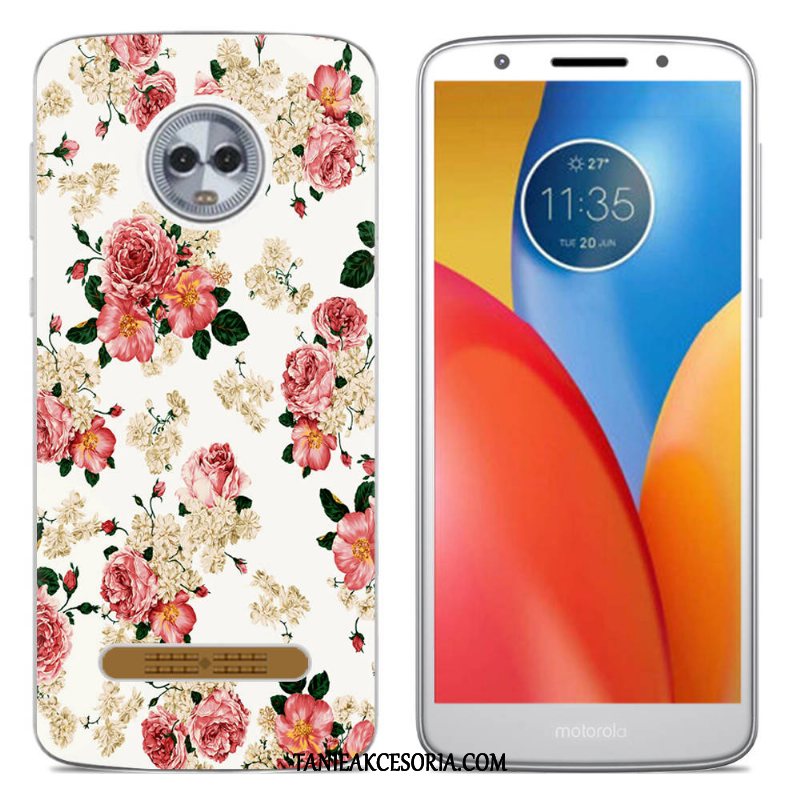 Etui Moto Z3 Play Telefon Komórkowy Silikonowe Kolor, Obudowa Moto Z3 Play Kreatywne Ochraniacz Beige