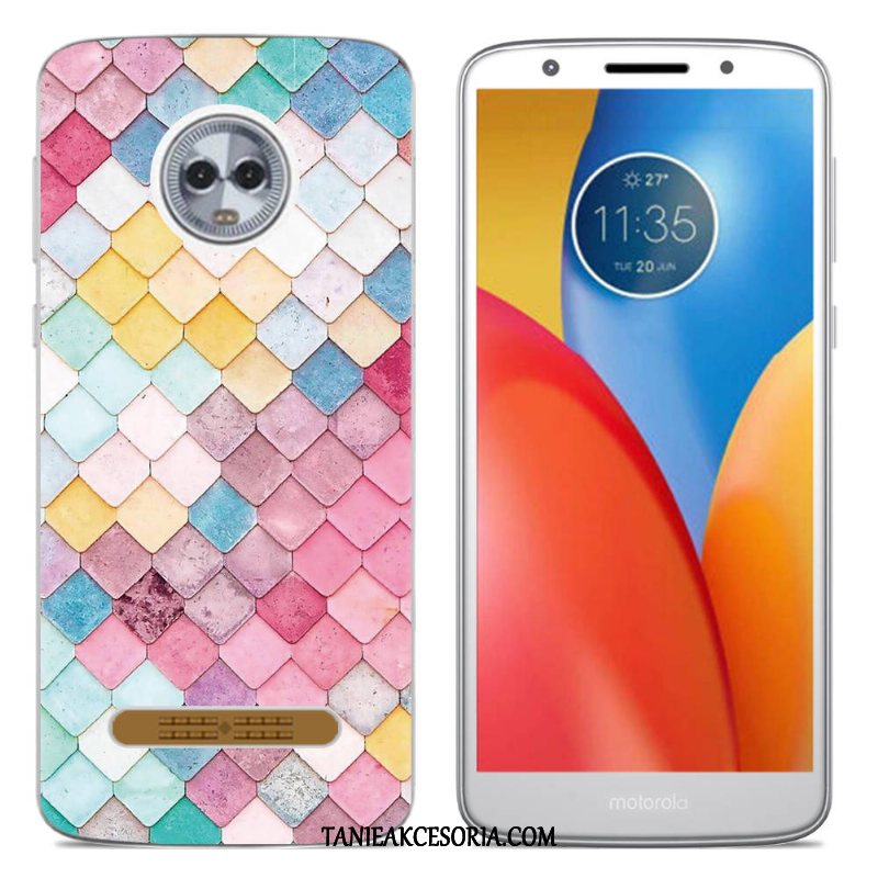 Etui Moto Z3 Play Telefon Komórkowy Silikonowe Kolor, Obudowa Moto Z3 Play Kreatywne Ochraniacz Beige