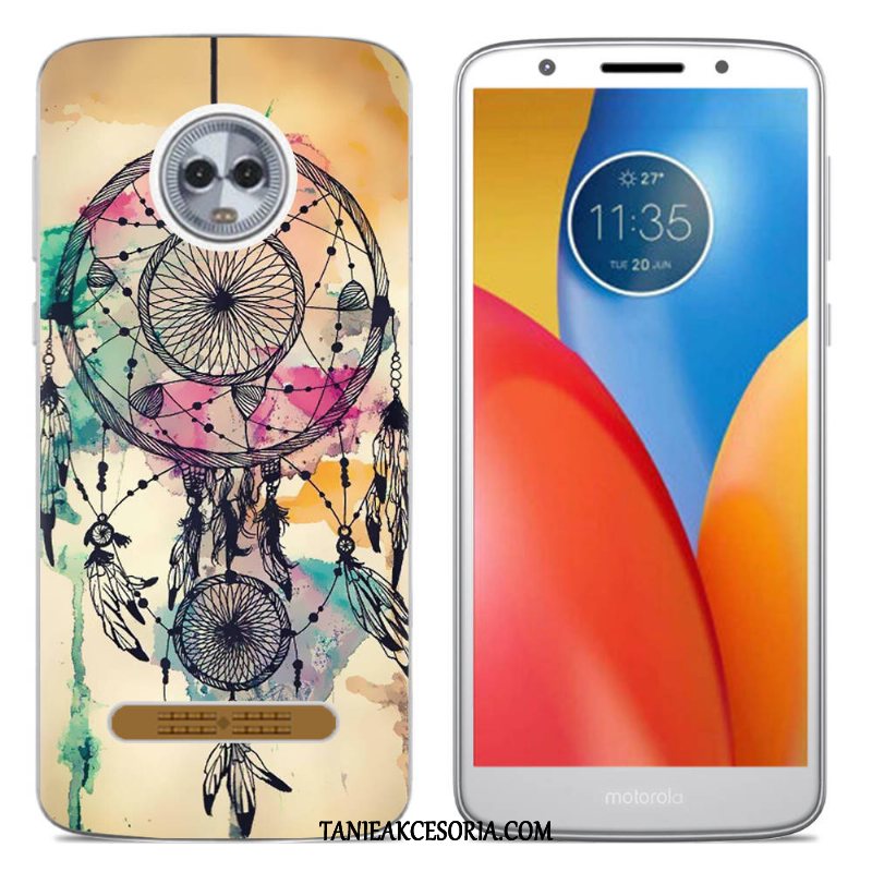 Etui Moto Z3 Play Telefon Komórkowy Silikonowe Kolor, Obudowa Moto Z3 Play Kreatywne Ochraniacz Beige