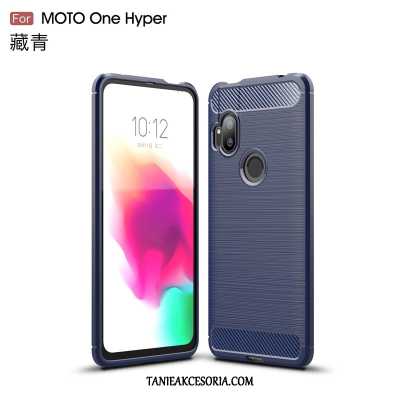 Etui Motorola One Hyper Biznes Anti-fall Jednolity Kolor, Pokrowce Motorola One Hyper Miękki Czerwony Telefon Komórkowy