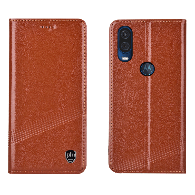 Etui Motorola One Vision Telefon Komórkowy Anti-fall All Inclusive, Pokrowce Motorola One Vision Ochraniacz Braun