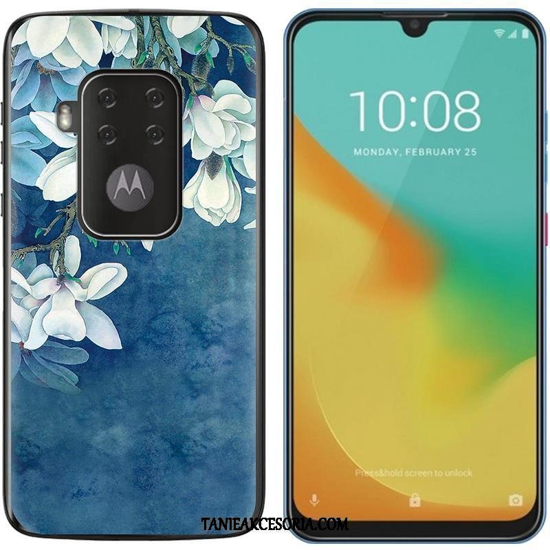 Etui Motorola One Zoom Płótno Tendencja Nowy, Pokrowce Motorola One Zoom Gorąca Sprzedaż Telefon Komórkowy Purpurowy