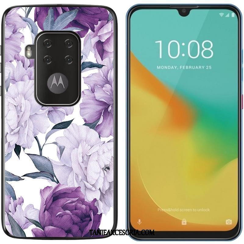 Etui Motorola One Zoom Płótno Tendencja Nowy, Pokrowce Motorola One Zoom Gorąca Sprzedaż Telefon Komórkowy Purpurowy