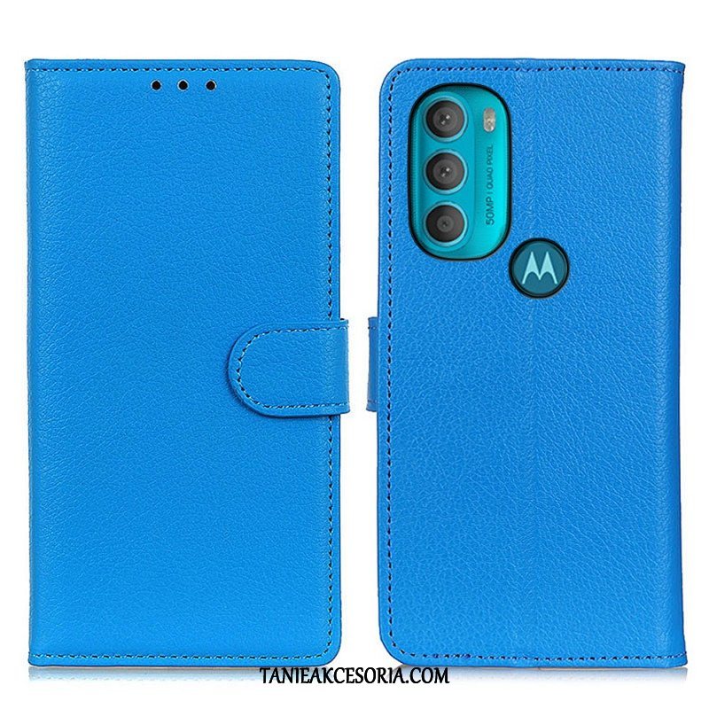 Etui Na Telefon Pokrowce do Moto G71 5G Tradycyjnie Liczi