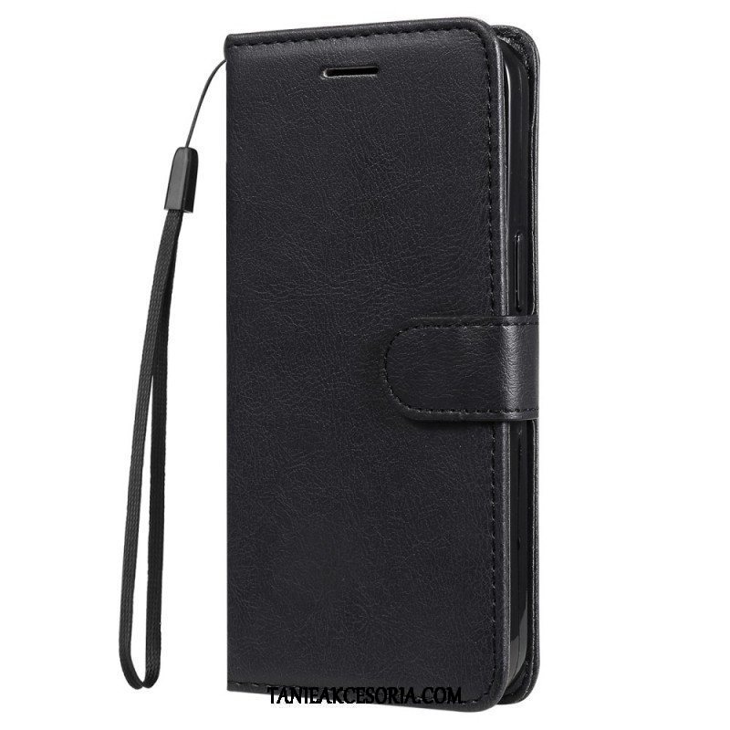 Etui Na Telefon Pokrowce do Samsung Galaxy M32 z Łańcuch Solid Color Series Strappy