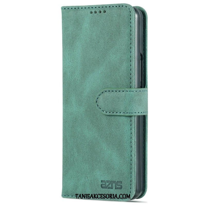 Etui Na Telefon Pokrowce do Samsung Galaxy Z Fold 4 Portfel Portfel Z Przeszyciami Azns