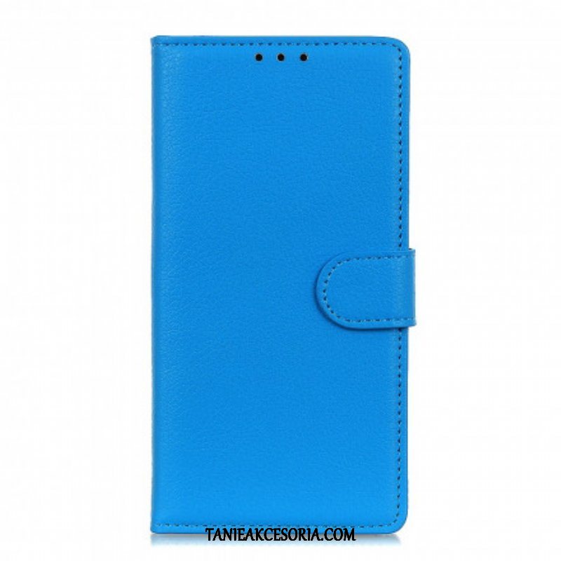 Etui Na Telefon Pokrowce do Xiaomi Redmi Note 10 Pro Efekt Skóry Liczi Premium