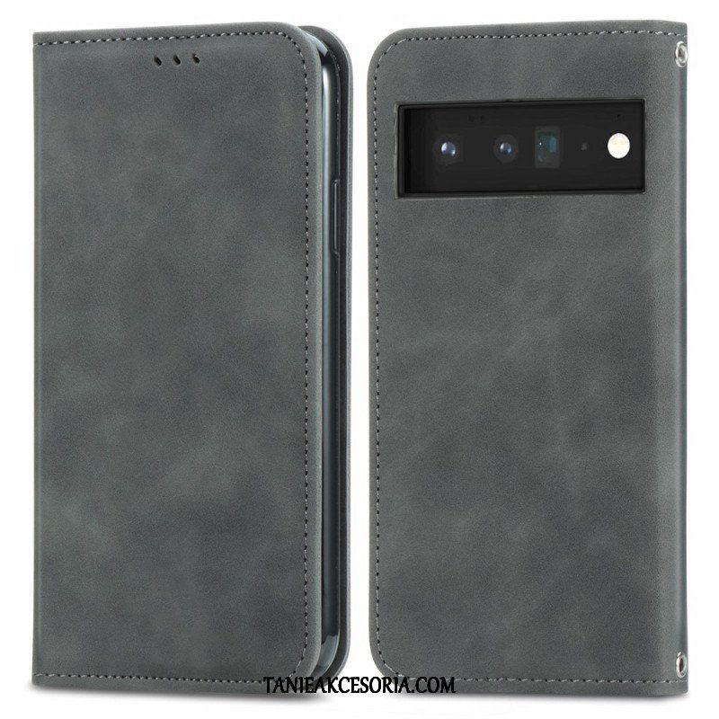 Etui Na Telefon do Google Pixel 6 Etui Folio Dotykowy Design W Stylu Vintage