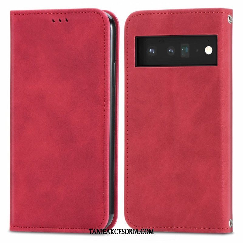 Etui Na Telefon do Google Pixel 6 Etui Folio Dotykowy Design W Stylu Vintage