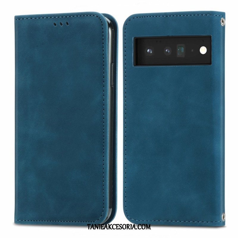 Etui Na Telefon do Google Pixel 6 Etui Folio Dotykowy Design W Stylu Vintage