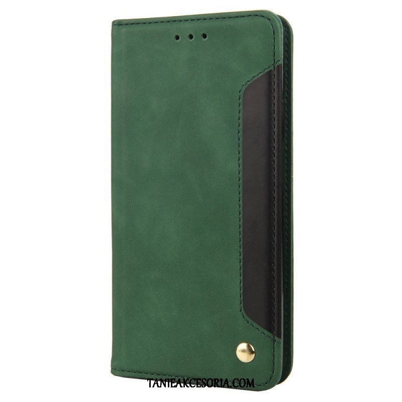 Etui Na Telefon do Google Pixel 6A Etui Folio Podpis Dwukolorowy