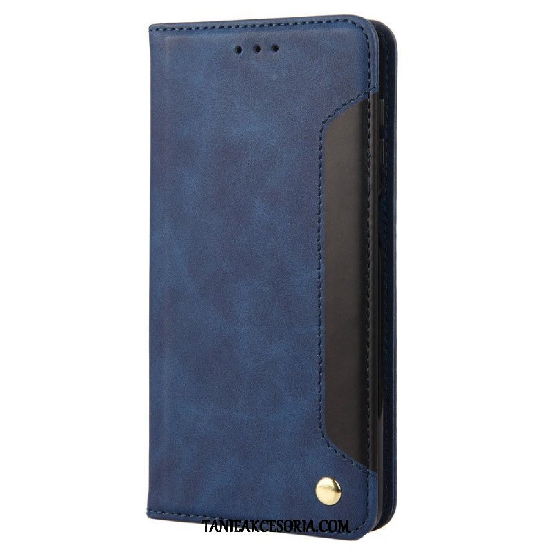 Etui Na Telefon do Google Pixel 6A Etui Folio Podpis Dwukolorowy