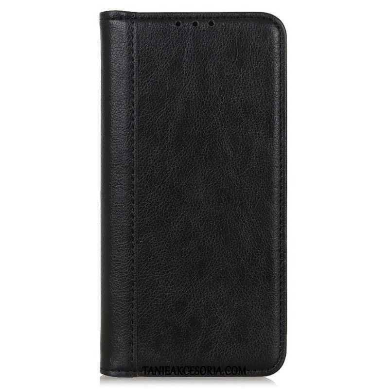 Etui Na Telefon do Honor 50 Etui Folio Elegancka Dwoina Skóry Liczi