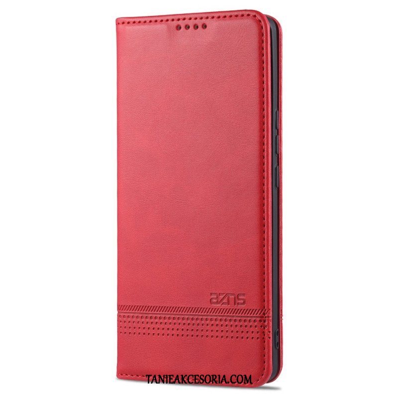 Etui Na Telefon do Honor 50 Etui Folio Stylizacja Skóry Azns