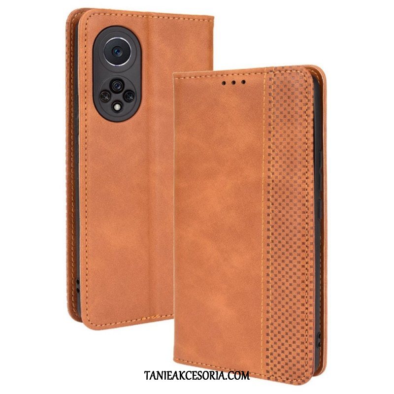 Etui Na Telefon do Honor 50 Pro Etui Folio Profesjonalny Stylizowany Efekt Skóry W Stylu Vintage