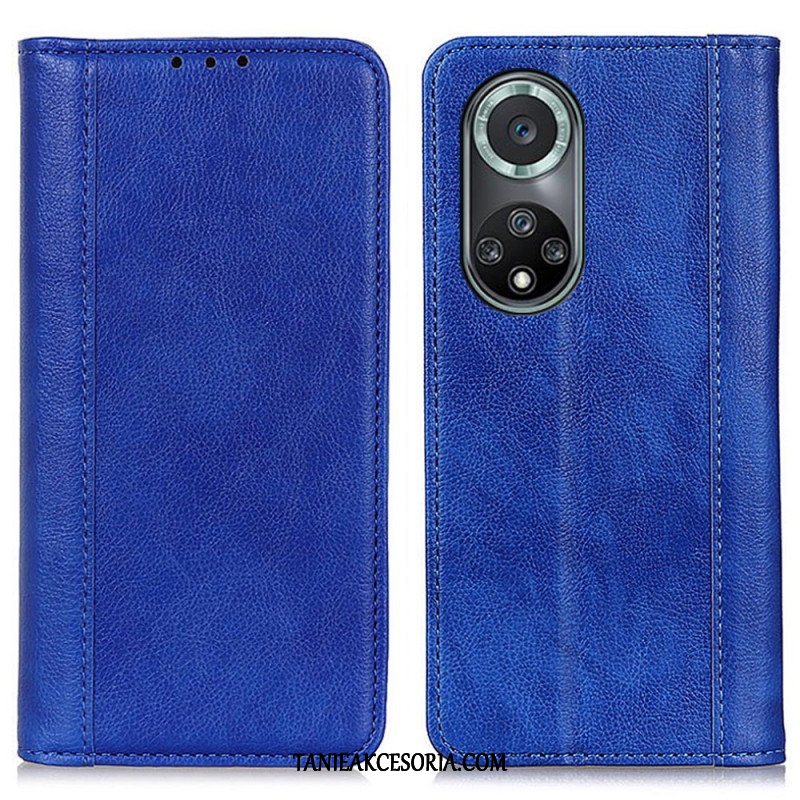 Etui Na Telefon do Honor 50 Pro Etui Folio Skóra Liczi Pro Elegance Split