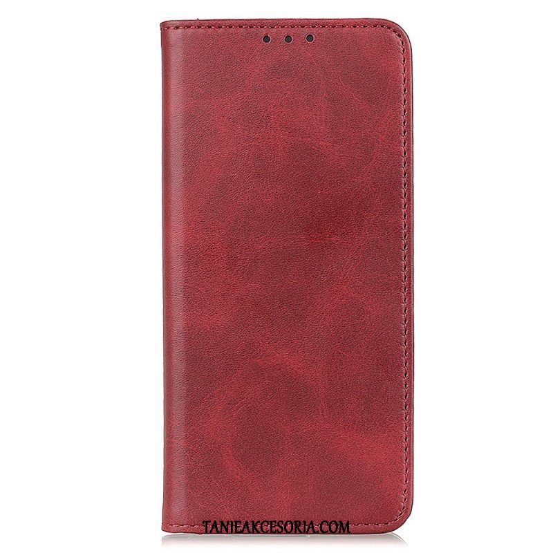 Etui Na Telefon do Moto G73 5G Etui Folio Elegancka Dwoina Skórzana