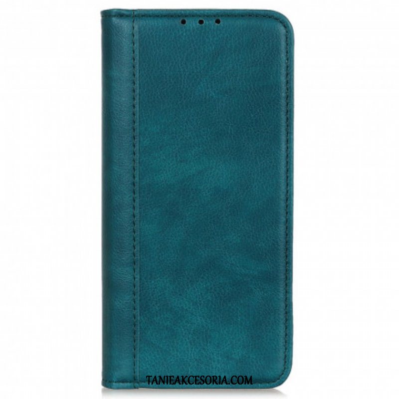 Etui Na Telefon do Motorola Edge 20 Pro Etui Folio Wersja Ze Skóry Split Litchi