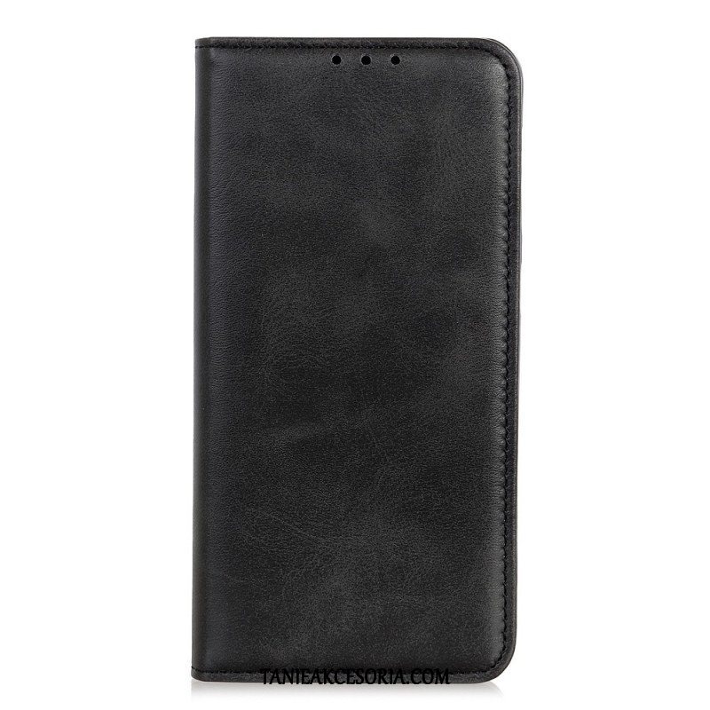 Etui Na Telefon do Motorola Edge 40 Pro Etui Folio Elegancka Dwoina Skórzana