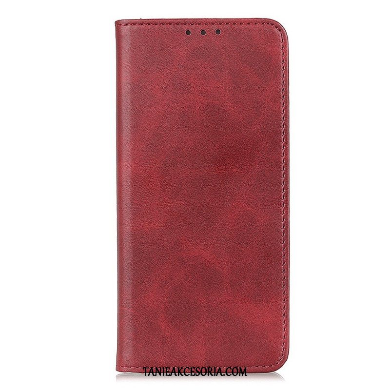 Etui Na Telefon do Motorola Edge 40 Pro Etui Folio Elegancka Dwoina Skórzana