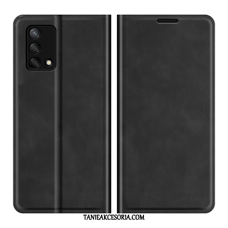 Etui Na Telefon do Oppo A74 4G Etui Folio Dotyk Skóry