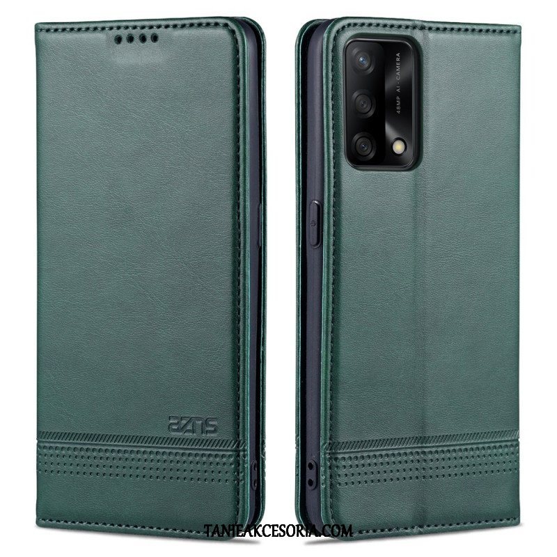 Etui Na Telefon do Oppo A74 4G Etui Folio Sztuczna Skóra Azns