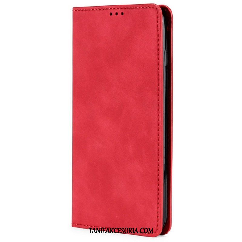 Etui Na Telefon do Oppo Find X5 Pro Etui Folio Dotyk Skóry