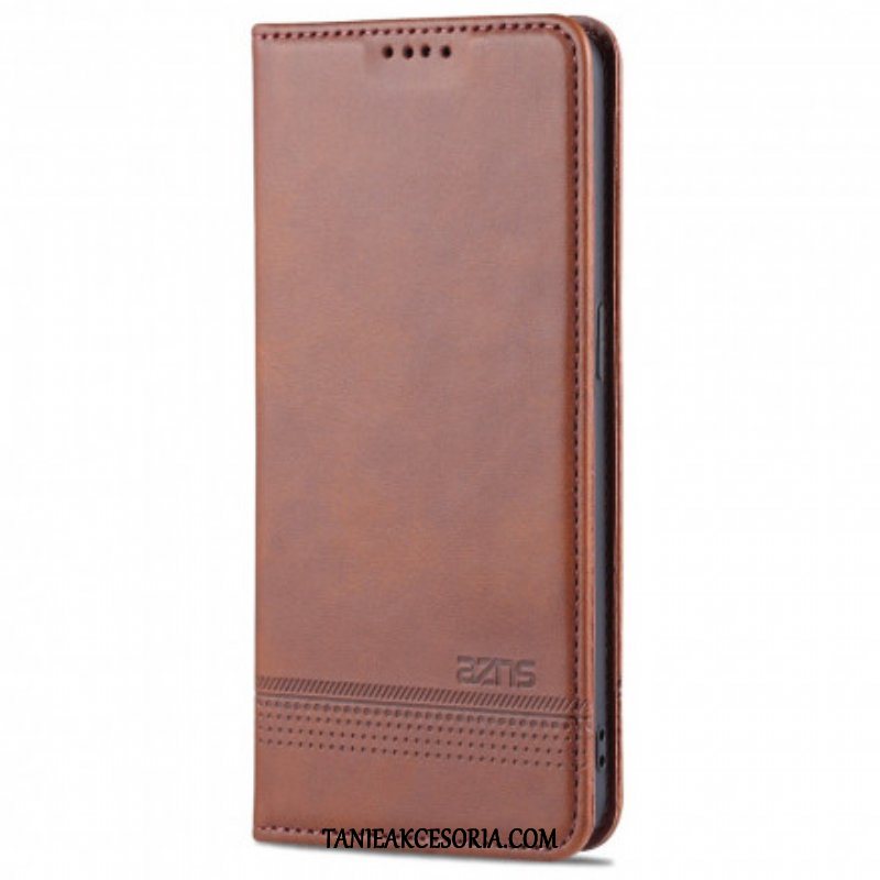 Etui Na Telefon do Oppo Reno 6 5G Etui Folio Stylizacja Skóry Azns